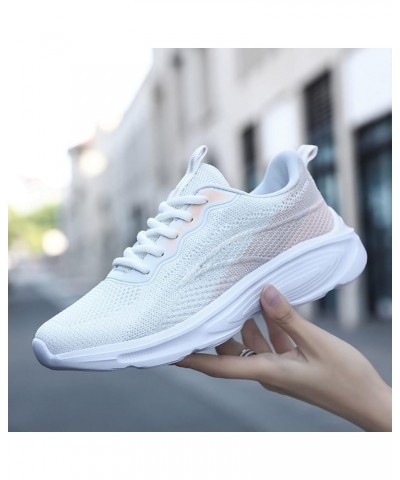 Walking Shoes for Women Wide Width Trainers Mesh Casual Sock Sneakers Outdoor Sneakers Z 12-c $17.61 Fashion Sneakers