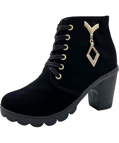 Womens Ankle Boots Low Heel Wide Width Women's Ankle Boots Low Heel Ankle Brace Boot for Women Sprained Ankle Above Ankle Boo...