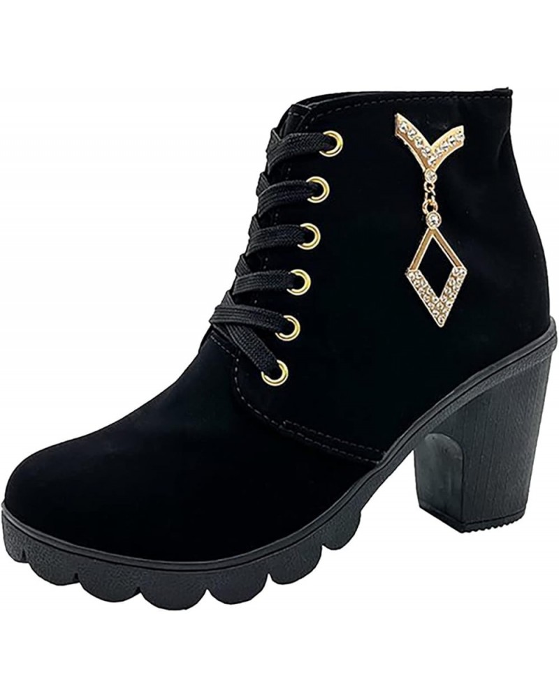 Womens Ankle Boots Low Heel Wide Width Women's Ankle Boots Low Heel Ankle Brace Boot for Women Sprained Ankle Above Ankle Boo...