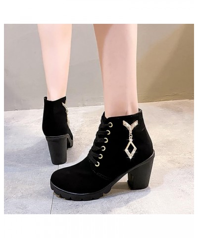 Womens Ankle Boots Low Heel Wide Width Women's Ankle Boots Low Heel Ankle Brace Boot for Women Sprained Ankle Above Ankle Boo...