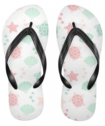 Cute Turtles Flip Flop Sandal Men's and Women's Summer Sandal | Beach & Water Shoes(14) Cute Turtles $12.64 Outdoor Shoes