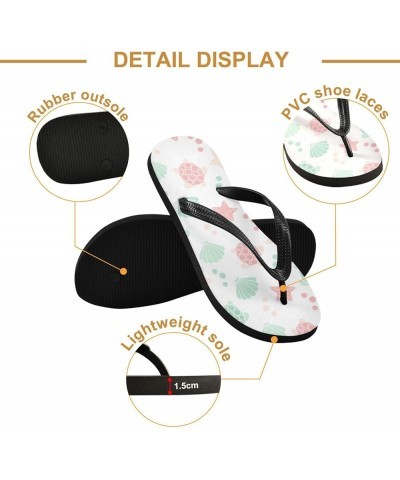 Cute Turtles Flip Flop Sandal Men's and Women's Summer Sandal | Beach & Water Shoes(14) Cute Turtles $12.64 Outdoor Shoes