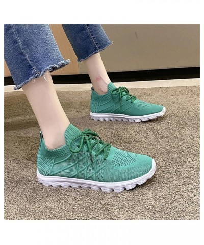 Women Running Shoes Womens Mens Comfortable Lightweight Walking Tennis Sneakers Christmas Canvas Walking Shoes Mint Green $18...