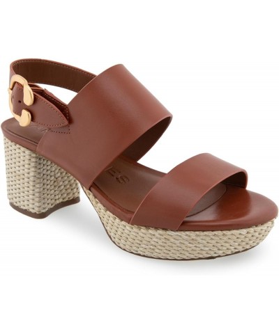 Women's Camera Heeled Sandal Ginger Bread Combo $51.50 Sandals