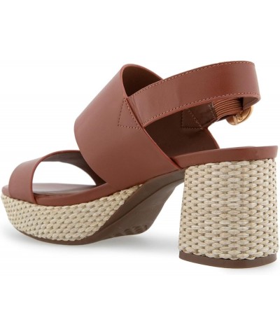 Women's Camera Heeled Sandal Ginger Bread Combo $51.50 Sandals