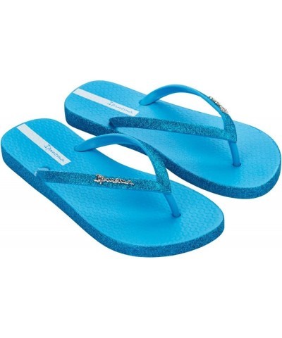 Women's Flip-Flop Blue Glitter Blue $25.07 Sandals