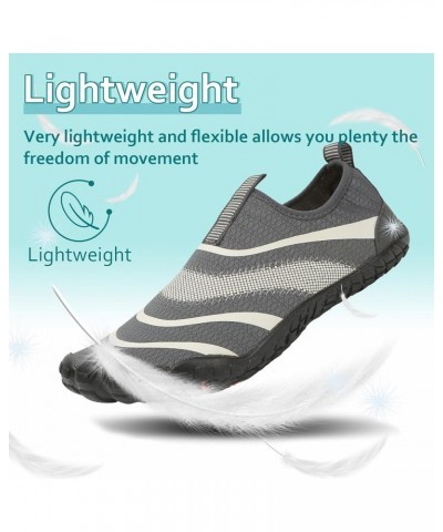 Water Shoes Womens Mens Quick-Dry Aqua Yoga Socks Barefoot Swim Pool Beach Shoes for Walking Hiking Diving Surf Ootdoor Water...