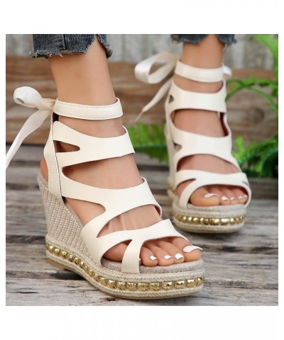 Womens Sandals Size 12 Casual High Heels For Women Sexy Stripper Black Sandals Women Size 11 Dress White $14.61 Sandals