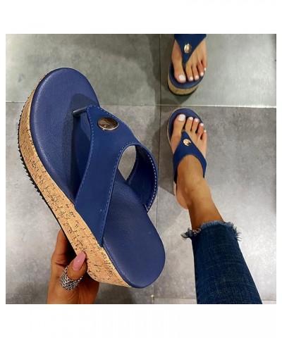 Flip Flop Women Shower Water Flip Flops for Women Breathable Casual Shoes Heel Women's Wedge Slippers Fashion Leisure Outdoor...