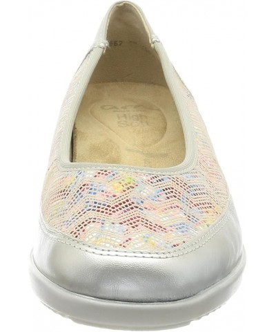 Women's Loafer White Gold Multi Coloured $91.96 Flats