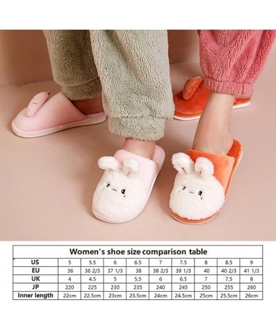 Soft Women's Winter Warm Anti-Skid Plush House Slippers，Cute Indoor Soft Bottom Comfortable Cotton Slippers，for Girl，Gift，Fam...