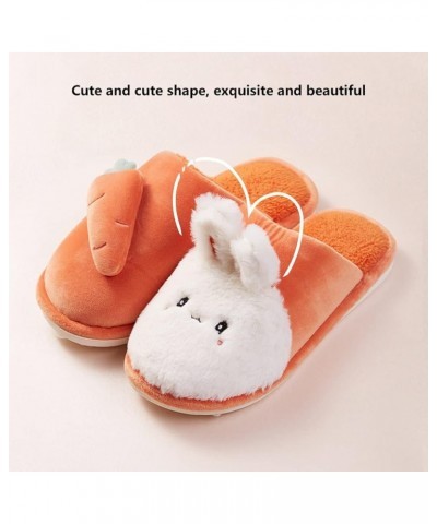 Soft Women's Winter Warm Anti-Skid Plush House Slippers，Cute Indoor Soft Bottom Comfortable Cotton Slippers，for Girl，Gift，Fam...