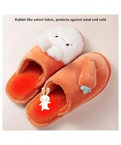 Soft Women's Winter Warm Anti-Skid Plush House Slippers，Cute Indoor Soft Bottom Comfortable Cotton Slippers，for Girl，Gift，Fam...