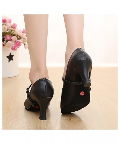 Women's Modern Dance Shoes Indoor Dance Shoes Friendship Dance Square Dance Shoes National Standard Dance Shoes Heels Wide Wi...