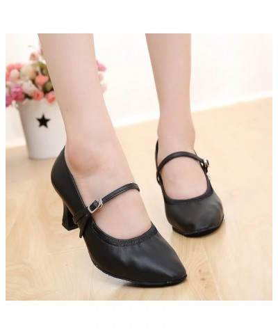 Women's Modern Dance Shoes Indoor Dance Shoes Friendship Dance Square Dance Shoes National Standard Dance Shoes Heels Wide Wi...