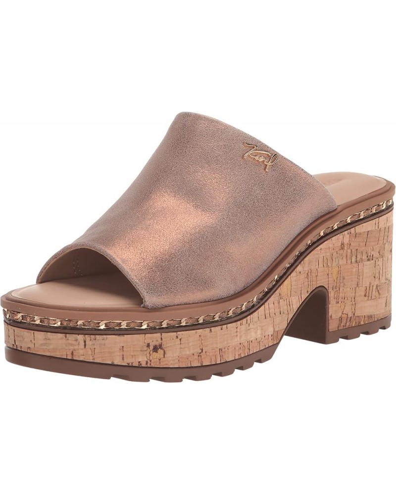 Women's Carita Wedge Sandal Platform Latte $48.96 Sandals