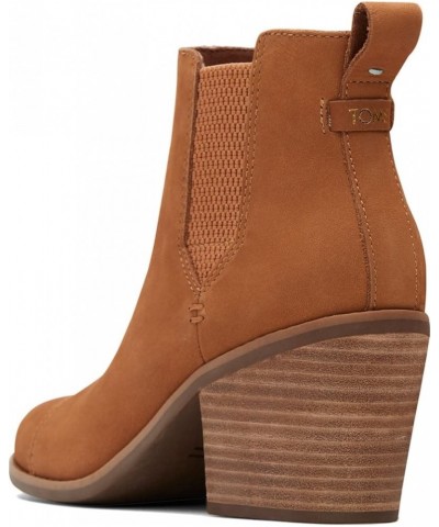 Womens Everly Pull On Casual Boots Ankle Mid Heel 2-3" - Brown Tan $37.65 Boots