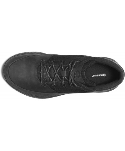 Larvik Hemp Biosole Hemp/Leather Midcut Walking Shoe with Grip Sole True Black $82.48 Outdoor Shoes