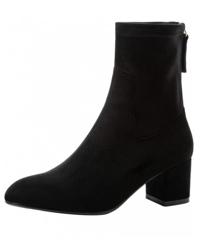 Women Dress Winter Pointed Toe Ankle Boots Zip Black 1 $34.49 Boots