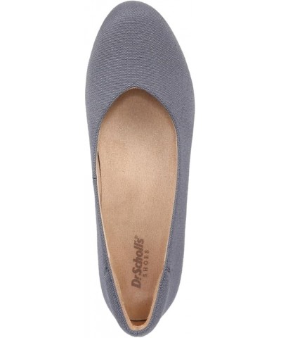 Shoes Women's Be Ready Wedge Pumps Oxide Blue Canvas $34.92 Pumps