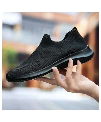 Slip on Sneakers Women Women's Slip On Canvas Sneaker Low Top Casual Walking Shoes Comfort Flat Fashion Sneakers Black $12.27...