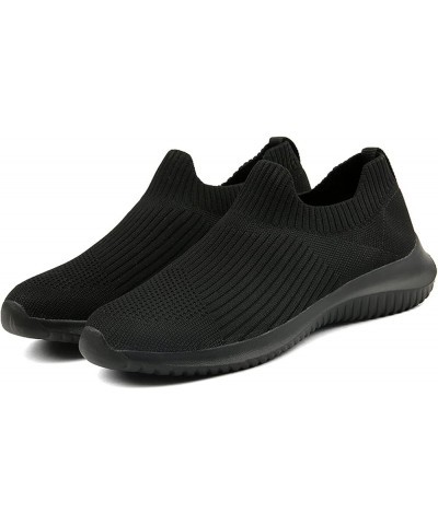 Slip on Sneakers Women Women's Slip On Canvas Sneaker Low Top Casual Walking Shoes Comfort Flat Fashion Sneakers Black $12.27...