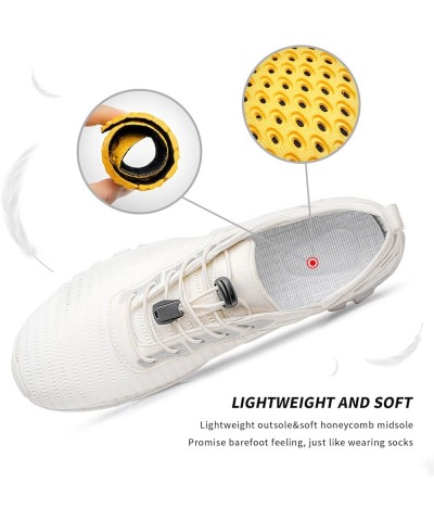 Women Water Shoes Men Quick Drying Hiking Swim Beach River Shoes for Fishing Water Sport Diving Sailing Travel All White $21....