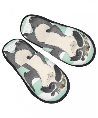 Cute Raccoon Print Women'S Cozy Life No Slip Slippers Accessory-Large $9.63 Slippers