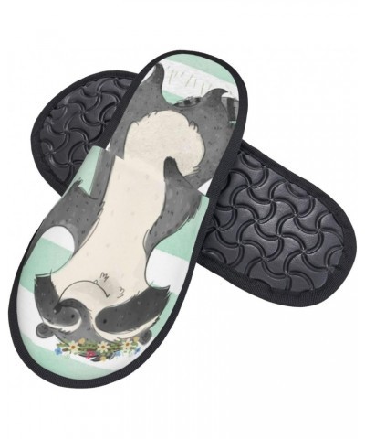 Cute Raccoon Print Women'S Cozy Life No Slip Slippers Accessory-Large $9.63 Slippers