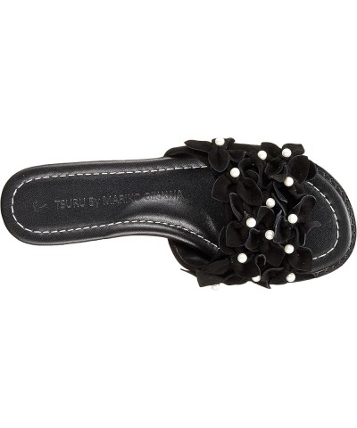 Women's T-Bar Sandal Black $56.63 Sandals