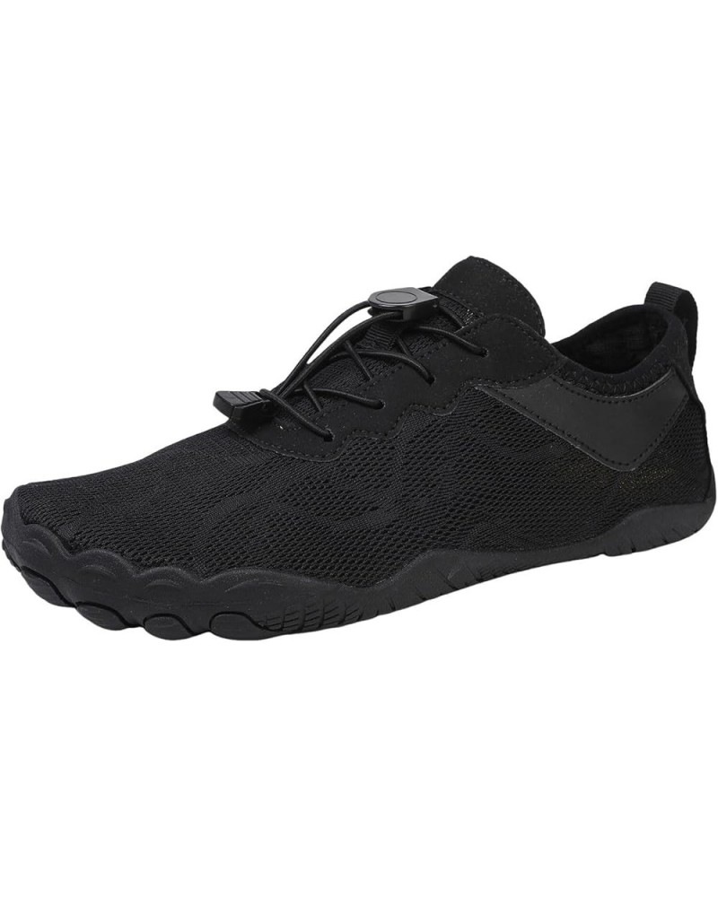 Sneakers for Women Men Couple Sports Diving Swimming Fitness Plus Size Five Fingers Shoes Outdoor Wading Beach Footwear Black...