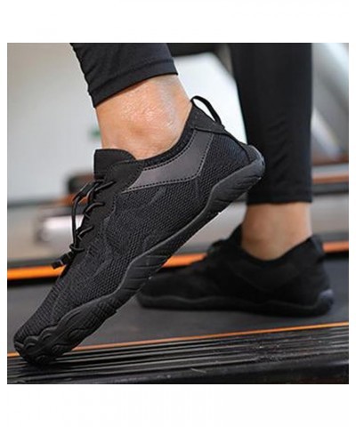 Sneakers for Women Men Couple Sports Diving Swimming Fitness Plus Size Five Fingers Shoes Outdoor Wading Beach Footwear Black...