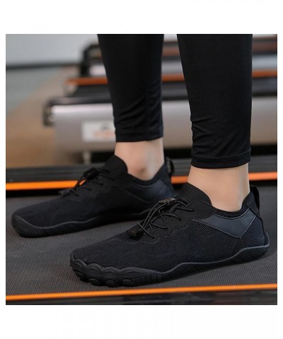 Sneakers for Women Men Couple Sports Diving Swimming Fitness Plus Size Five Fingers Shoes Outdoor Wading Beach Footwear Black...