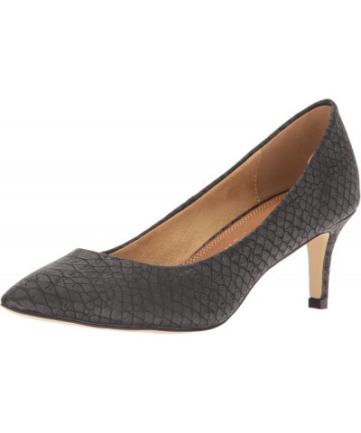 Women's Tikaa Dress Pump Black Crocodile $12.03 Pumps