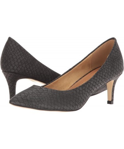 Women's Tikaa Dress Pump Black Crocodile $12.03 Pumps