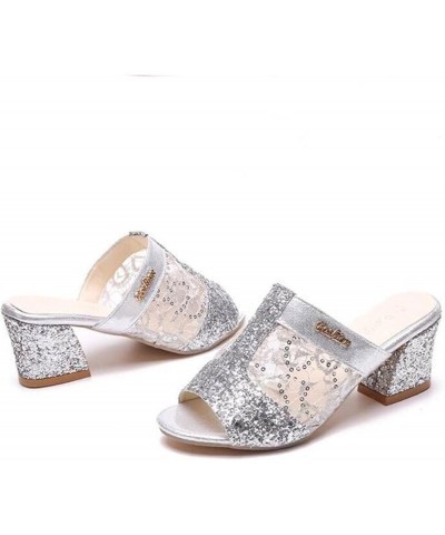 Leisure Casual Soled Breathable Outdoor Sandals Thick Wedges Womens Comfortable Wedge Sandals for Women (Gold, 9.5-10) Silver...