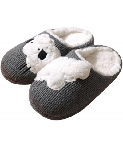 Fuzzy Slipper With Plush Animal Design Thickening Sole Non-slip Grip for Cozy Secure Steps Winter Comfort Redefined Sheep $10...