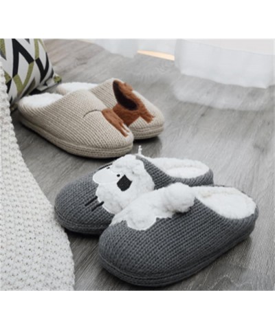 Fuzzy Slipper With Plush Animal Design Thickening Sole Non-slip Grip for Cozy Secure Steps Winter Comfort Redefined Sheep $10...