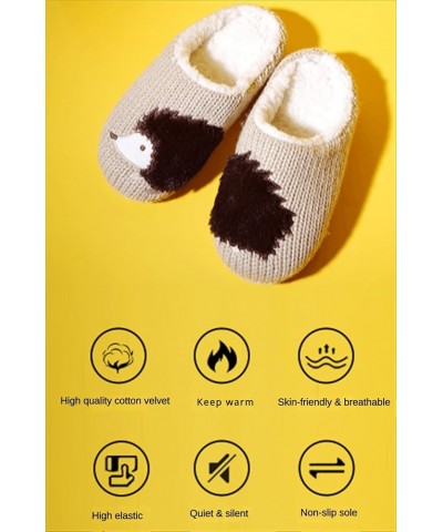 Fuzzy Slipper With Plush Animal Design Thickening Sole Non-slip Grip for Cozy Secure Steps Winter Comfort Redefined Sheep $10...