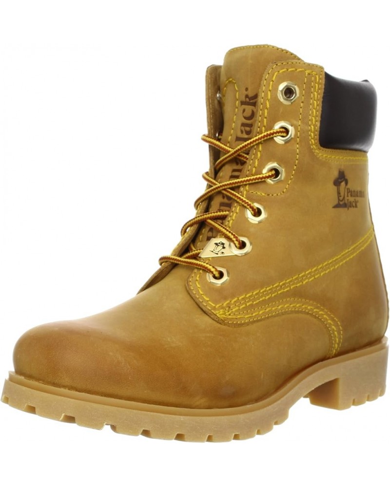 Women's Panama 03 Combat Boot Yellow Vintage B1 $73.80 Oxfords