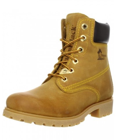 Women's Panama 03 Combat Boot Yellow Vintage B1 $73.80 Oxfords