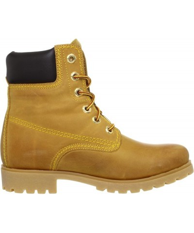 Women's Panama 03 Combat Boot Yellow Vintage B1 $73.80 Oxfords