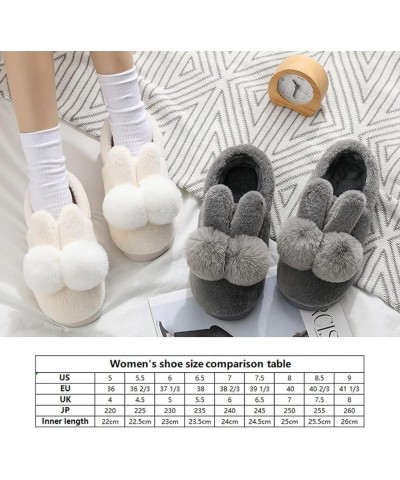 Cozy Women's Cute Warm Plush House Slippers，Winter Indoor Thickened Soft Bottom Anti-Skid Cotton Slippers，for Girl，Gift，Famil...