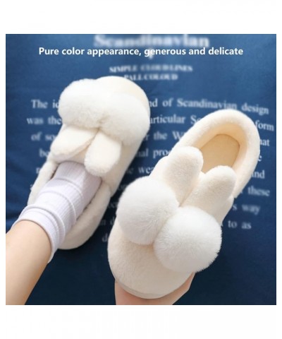 Cozy Women's Cute Warm Plush House Slippers，Winter Indoor Thickened Soft Bottom Anti-Skid Cotton Slippers，for Girl，Gift，Famil...