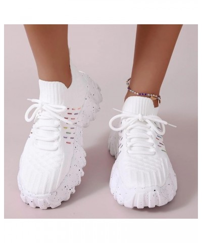 Womens Time Off Sneaker Fashion Work Shoes Breathable Workout Casual Canvas Sneakers Workout Shoes Bohemian Sandals White $26...