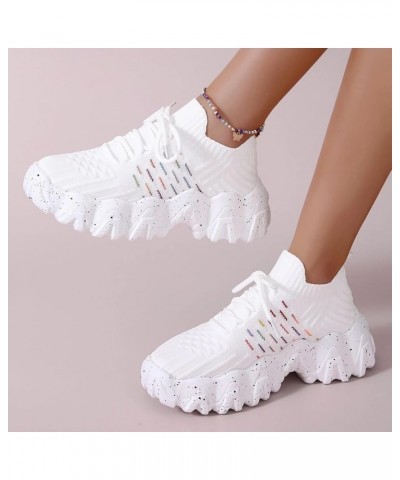 Womens Time Off Sneaker Fashion Work Shoes Breathable Workout Casual Canvas Sneakers Workout Shoes Bohemian Sandals White $26...