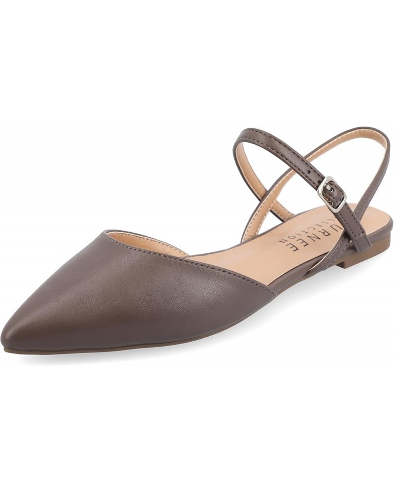 Women's Martine SuperNatural Shades Tru Comfort Foam Medium, Wide and Narrow Width Buckle Pointed Toe Flats Truffle Wide $29....