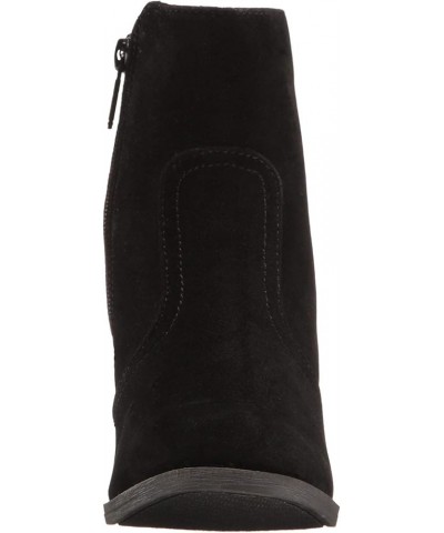 Women's Black Faux Suede Ankle Boots Black Suede $16.93 Boots