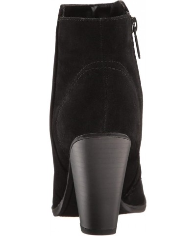 Women's Black Faux Suede Ankle Boots Black Suede $16.93 Boots