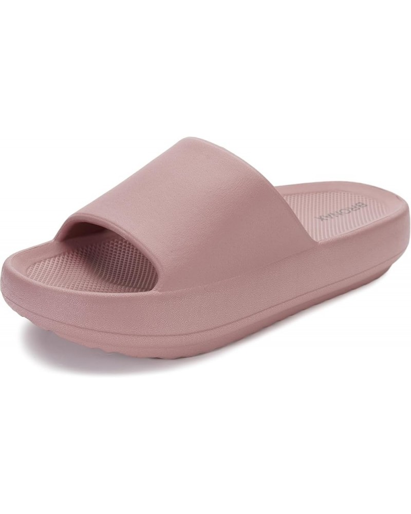 Arch Support Slides for Women and Mens | Cushioned Thick Sole Pain Relief Slippers Blush With Arch Support $11.50 Slippers